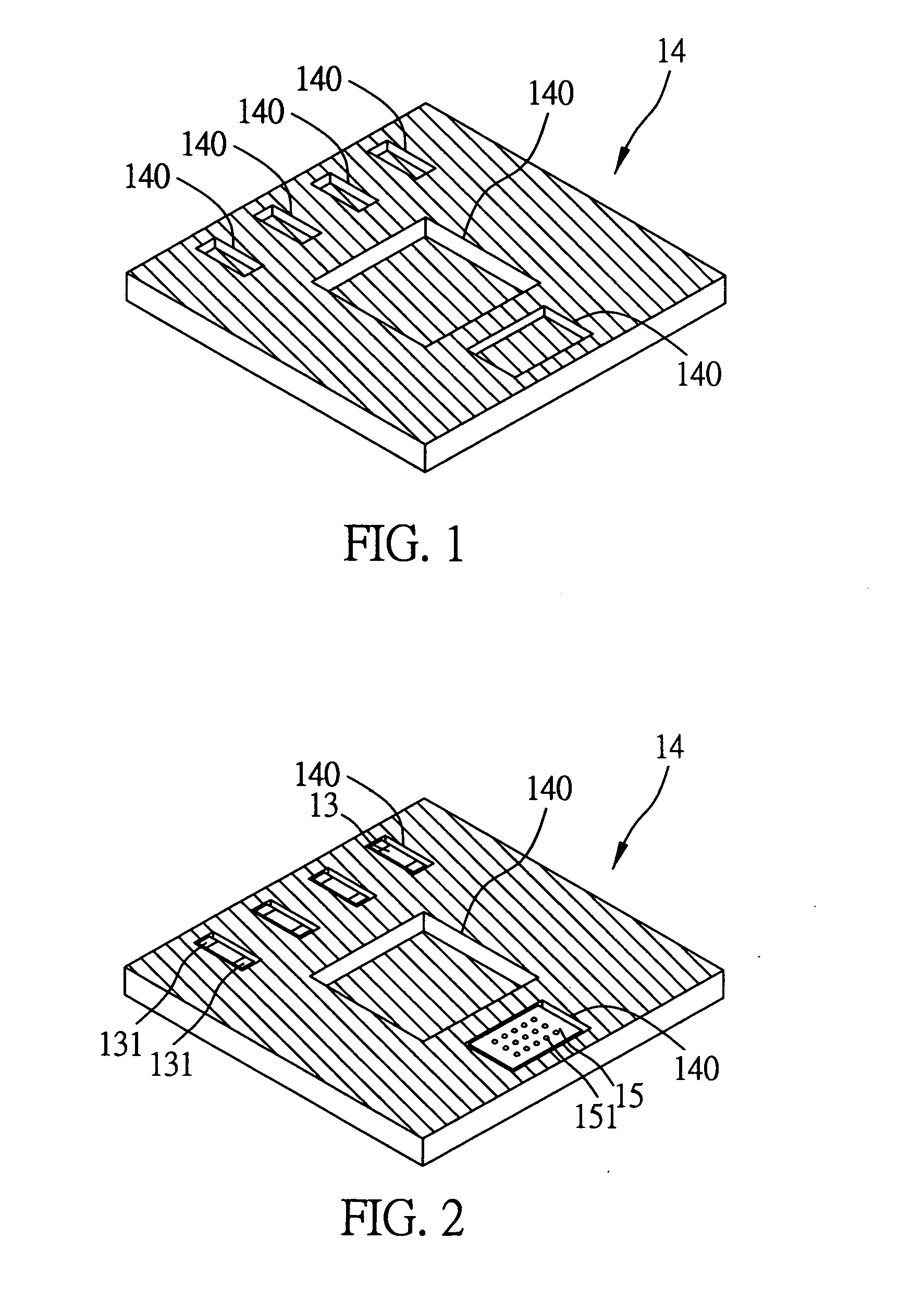 Heat sink structure with embedded electronic components for semiconductor package