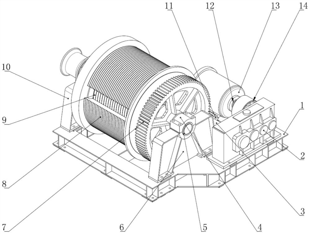 Double-layer cable arranging device