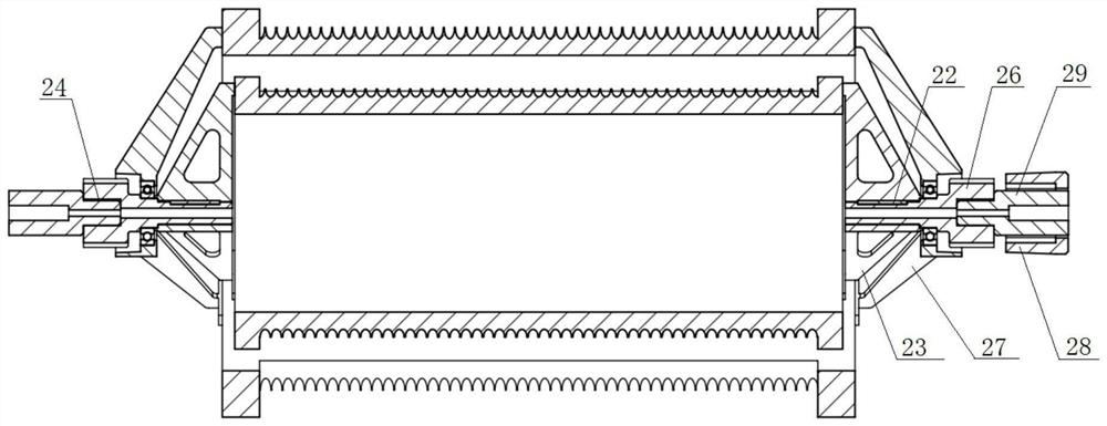 Double-layer cable arranging device