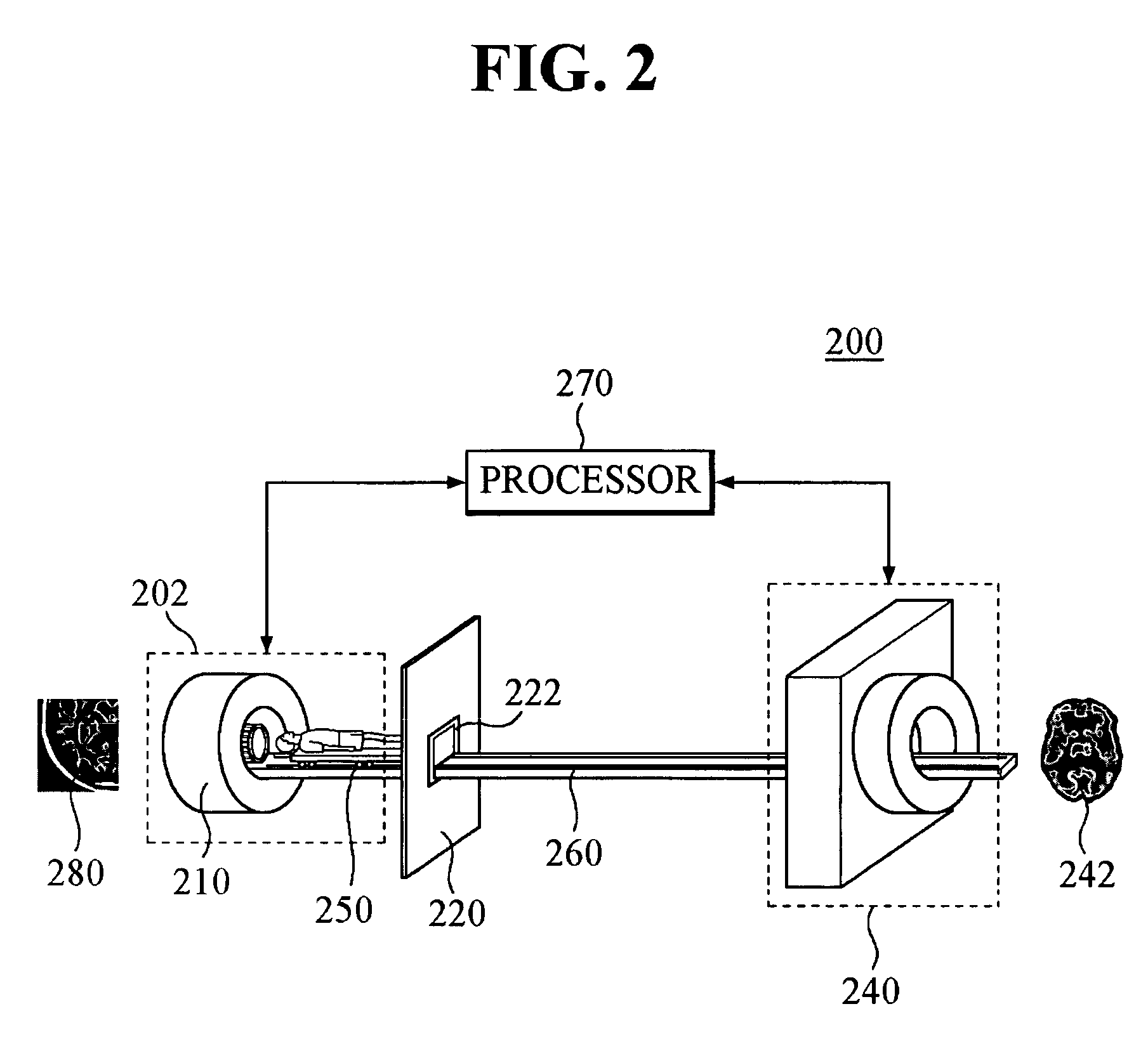 PET - MRI hybrid apparatus and method of implementing the same