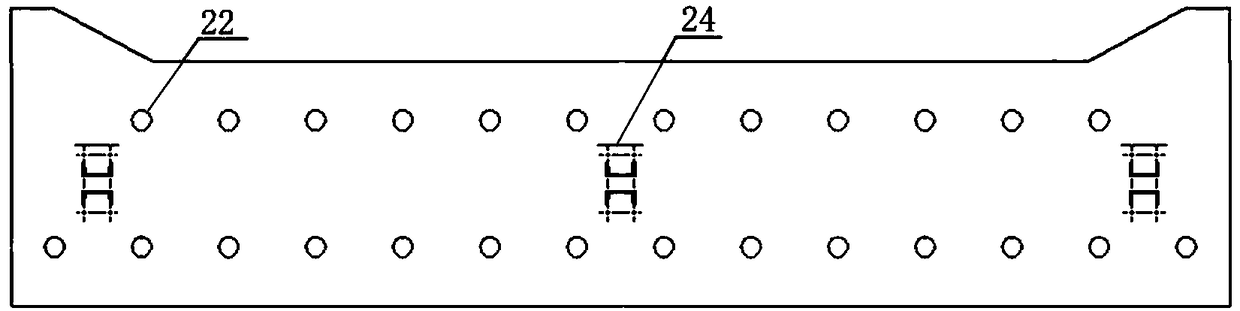 An abutment pre-embedded anchor positioning system and construction method