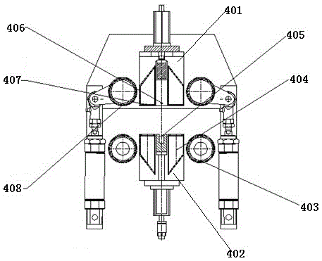 Device and method for opening and conveying ordinary woven bags