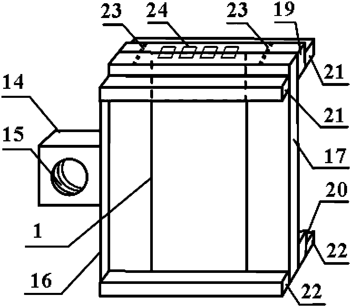 Fast and objective testing device and method for body-fitted property of fabric in hygrometric state