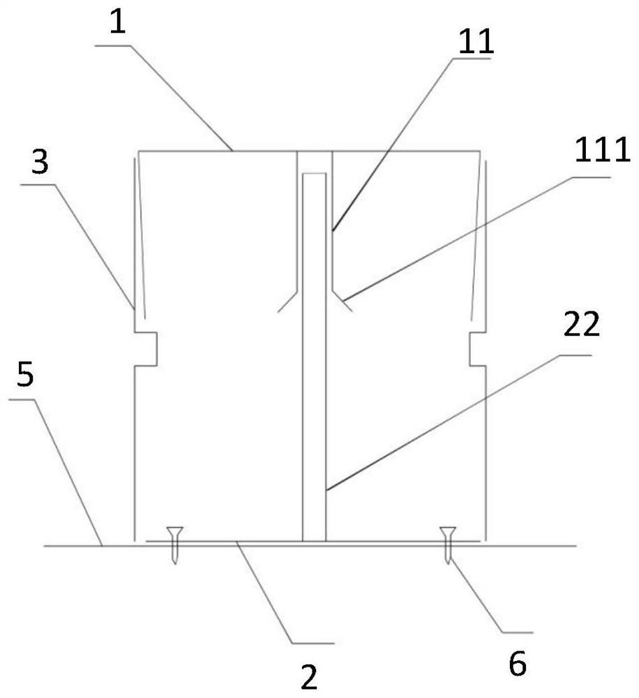 Internal Fixation Device for Embedded Casing and Its Construction Method