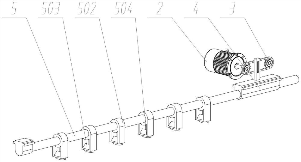 A concrete grouting device for reinforced cages for buildings