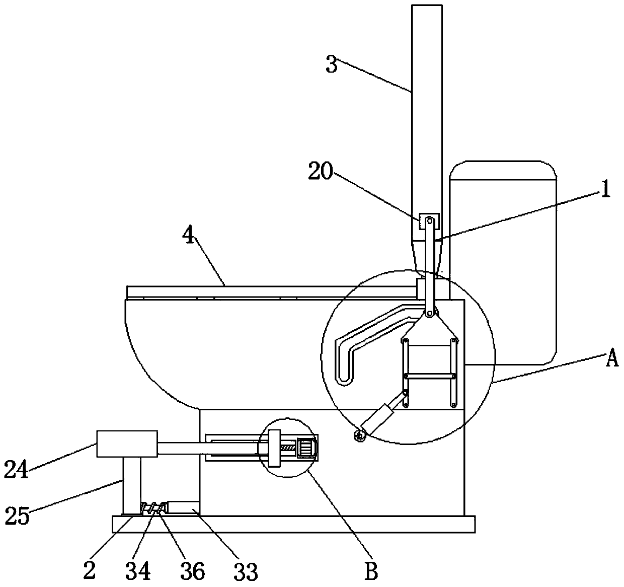 Low-noise multifunctional closestool