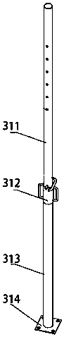 Supporting system and constructing technology for integrally pouring superimposed sheet and wallboard