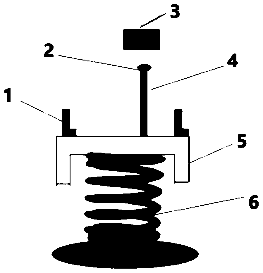 Track damping spring break detecting circuit