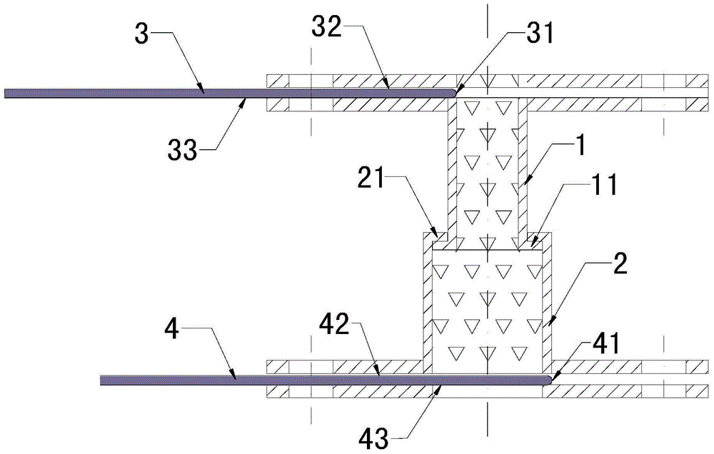 A quantitative feeding device and a feeding machine using the quantitative feeding device