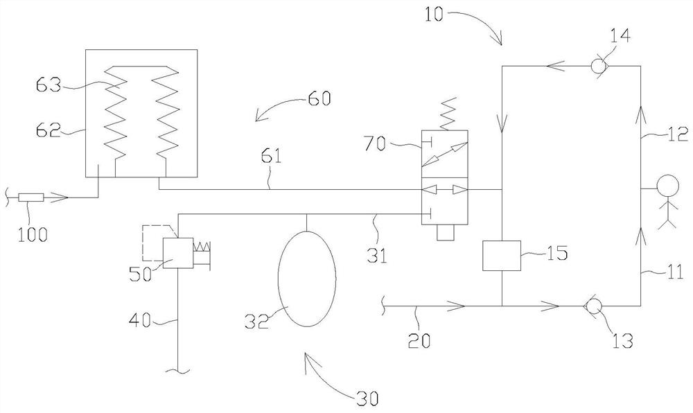 Anaesthesia machine and APL valve thereof