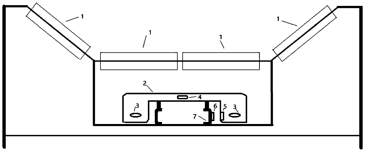 Carrier roller abnormality detection system and method for belt conveyor patrolling robot