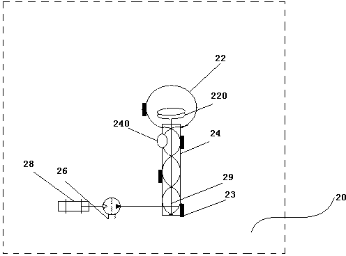 Device for promoting reaction by direct contact between blast furnace slag particles and biomass particles