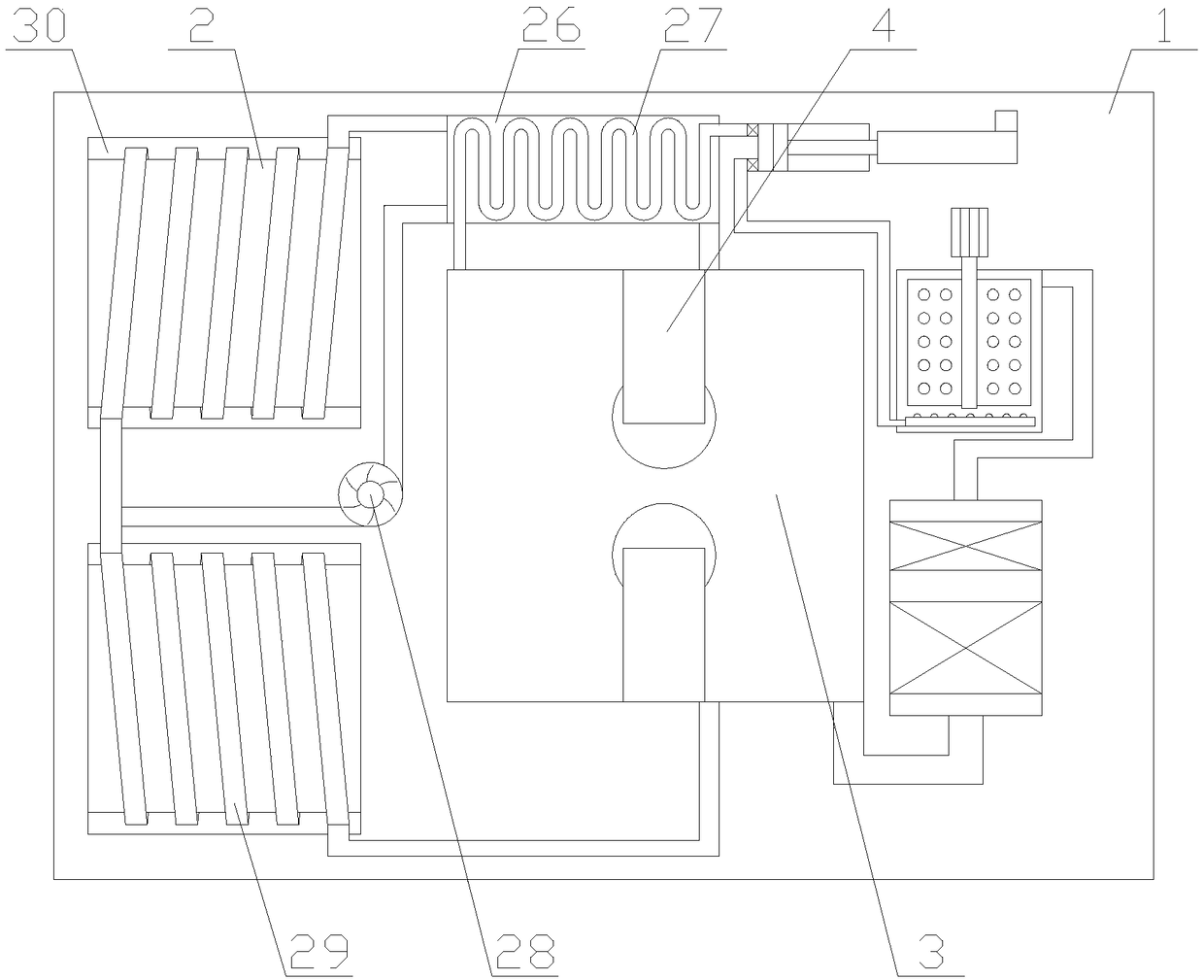 Environment-friendly metal composite plate production equipment