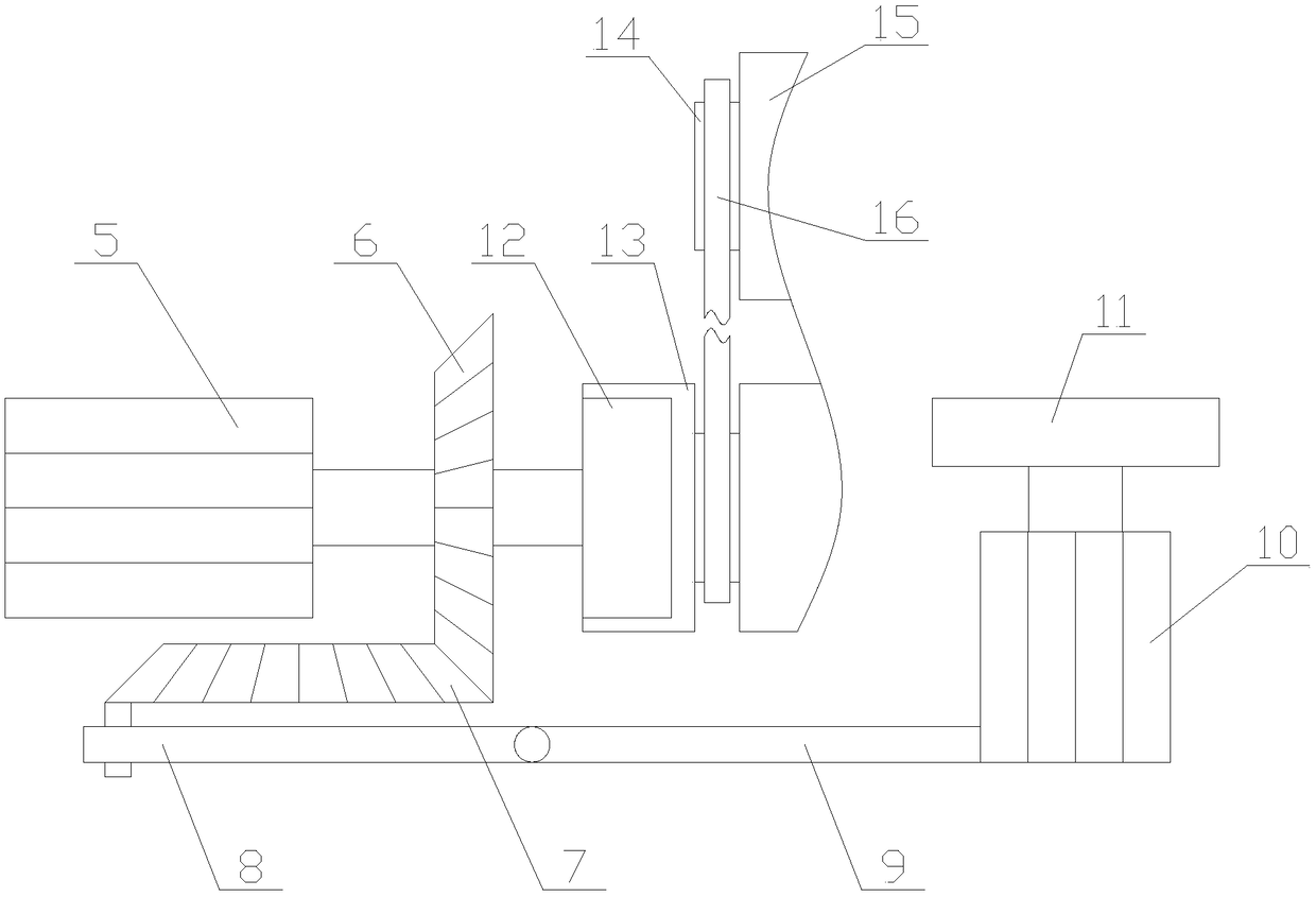 Environment-friendly metal composite plate production equipment