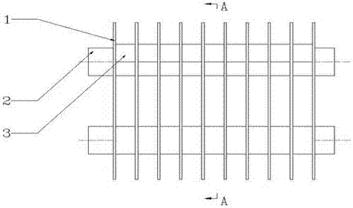 H-shaped fin tube-type coal economizer with novel structure