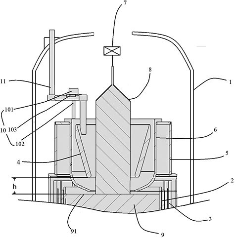 Gallium, hydrogen and nitrogen doped monocrystalline silicon, preparation method thereof and solar cell