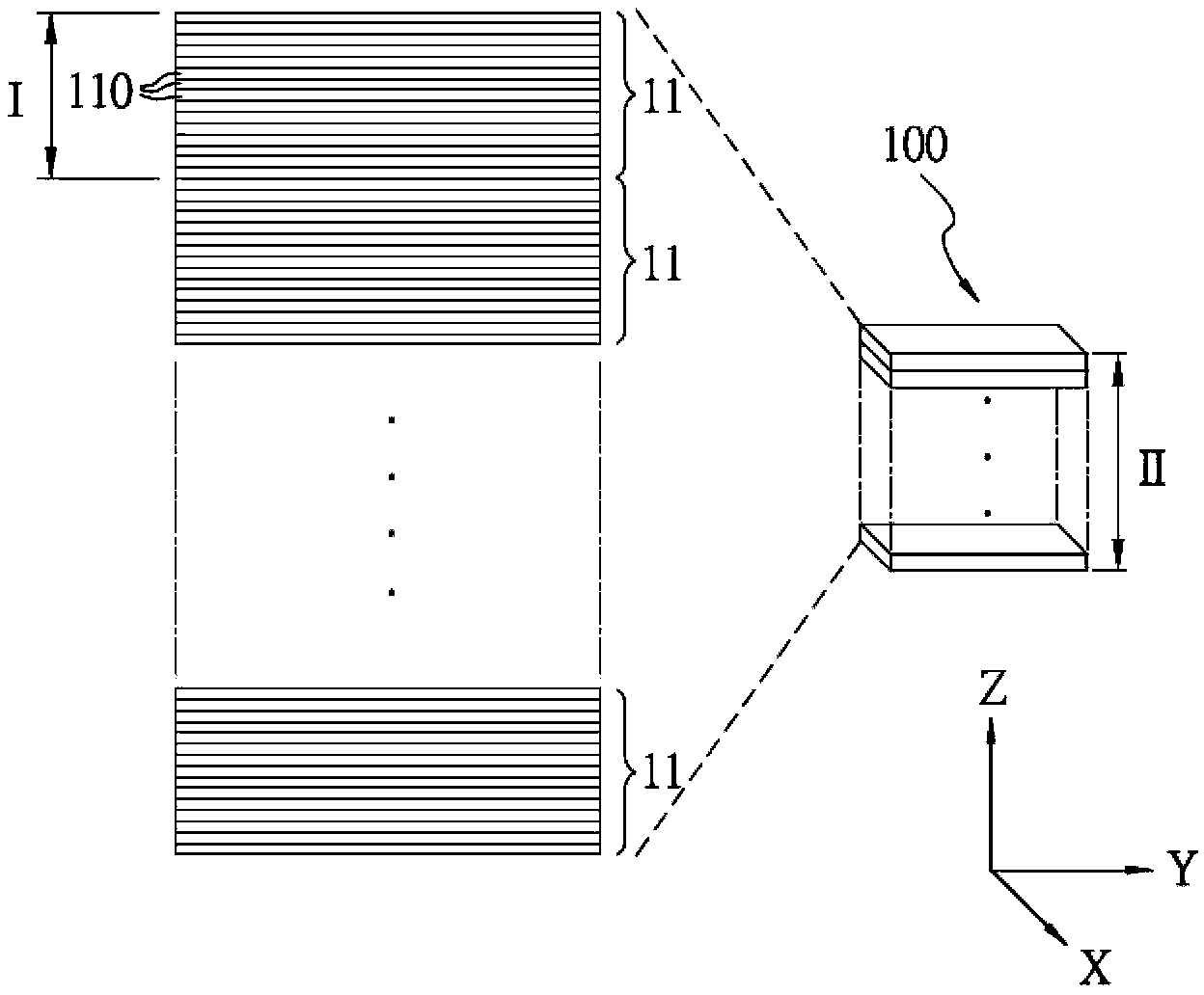 Artificial graphite heat radiation substrate and making method thereof