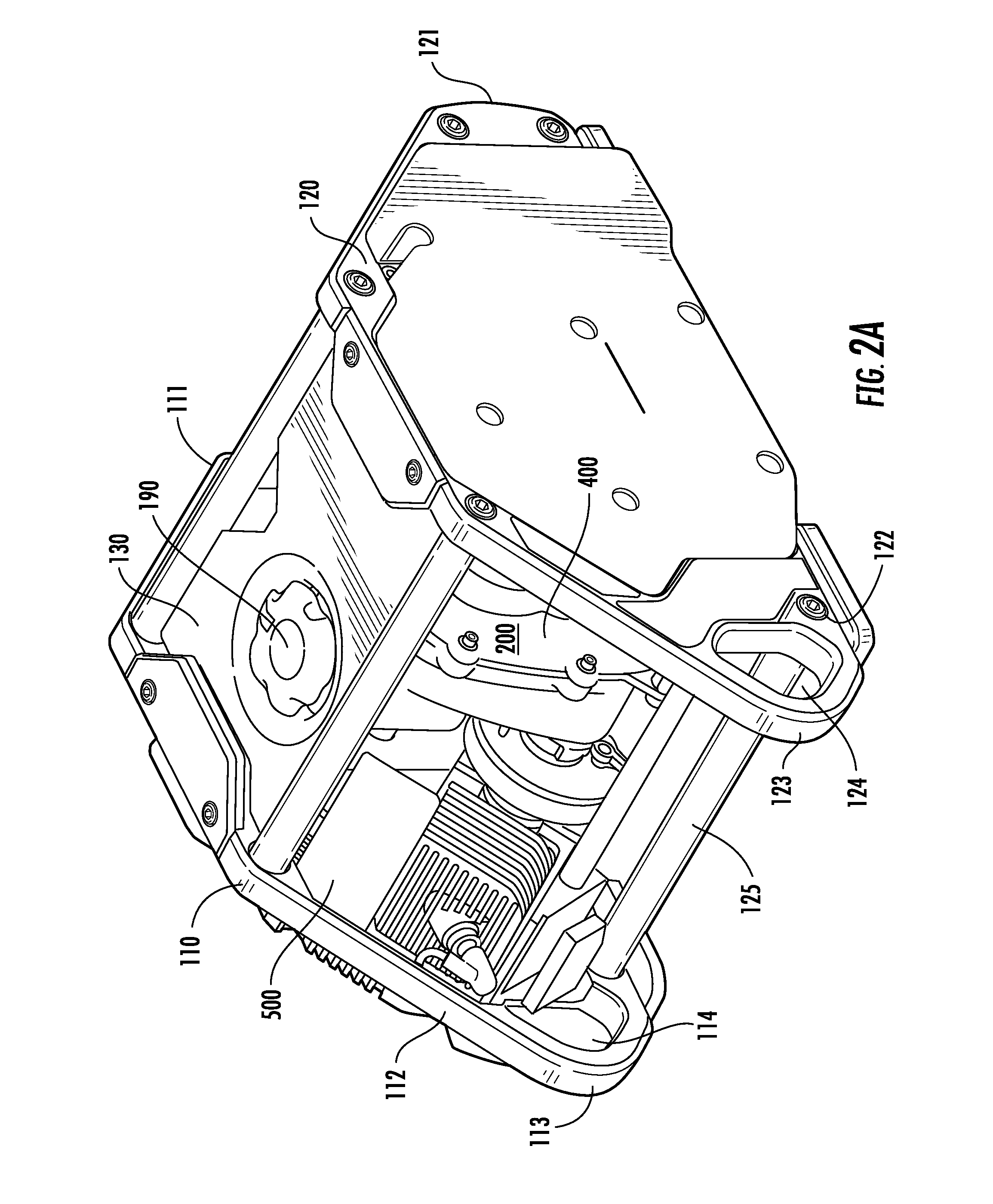 Gas powered self contained portable winch