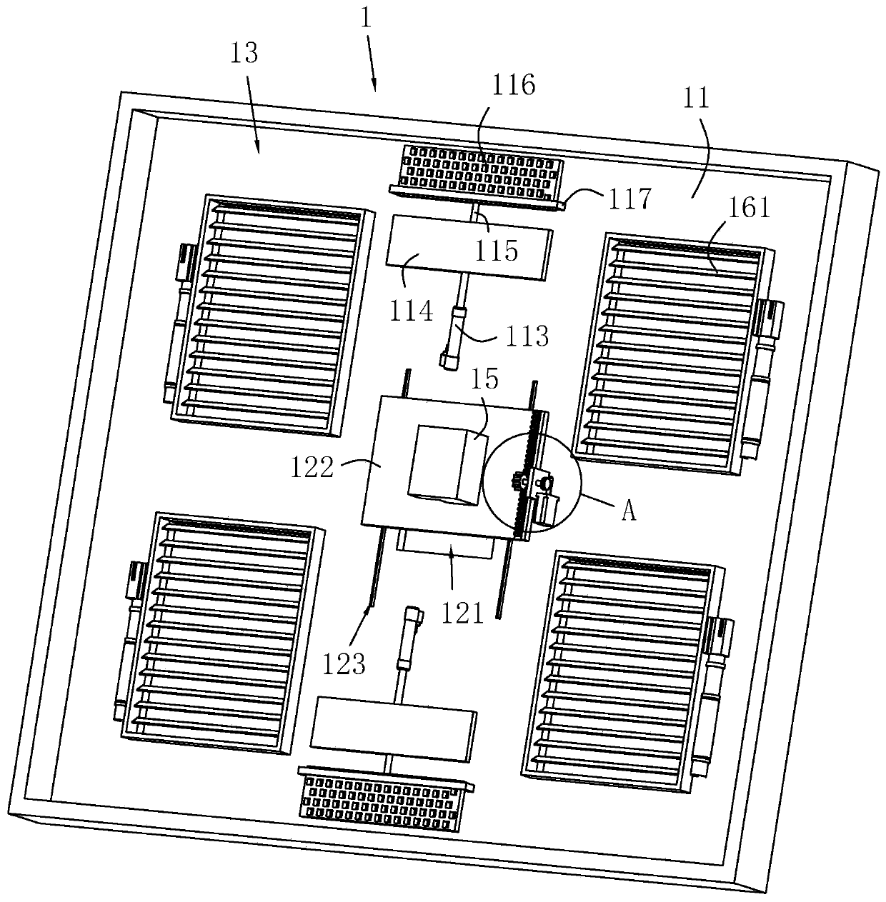 Curtain wall with air exchange function