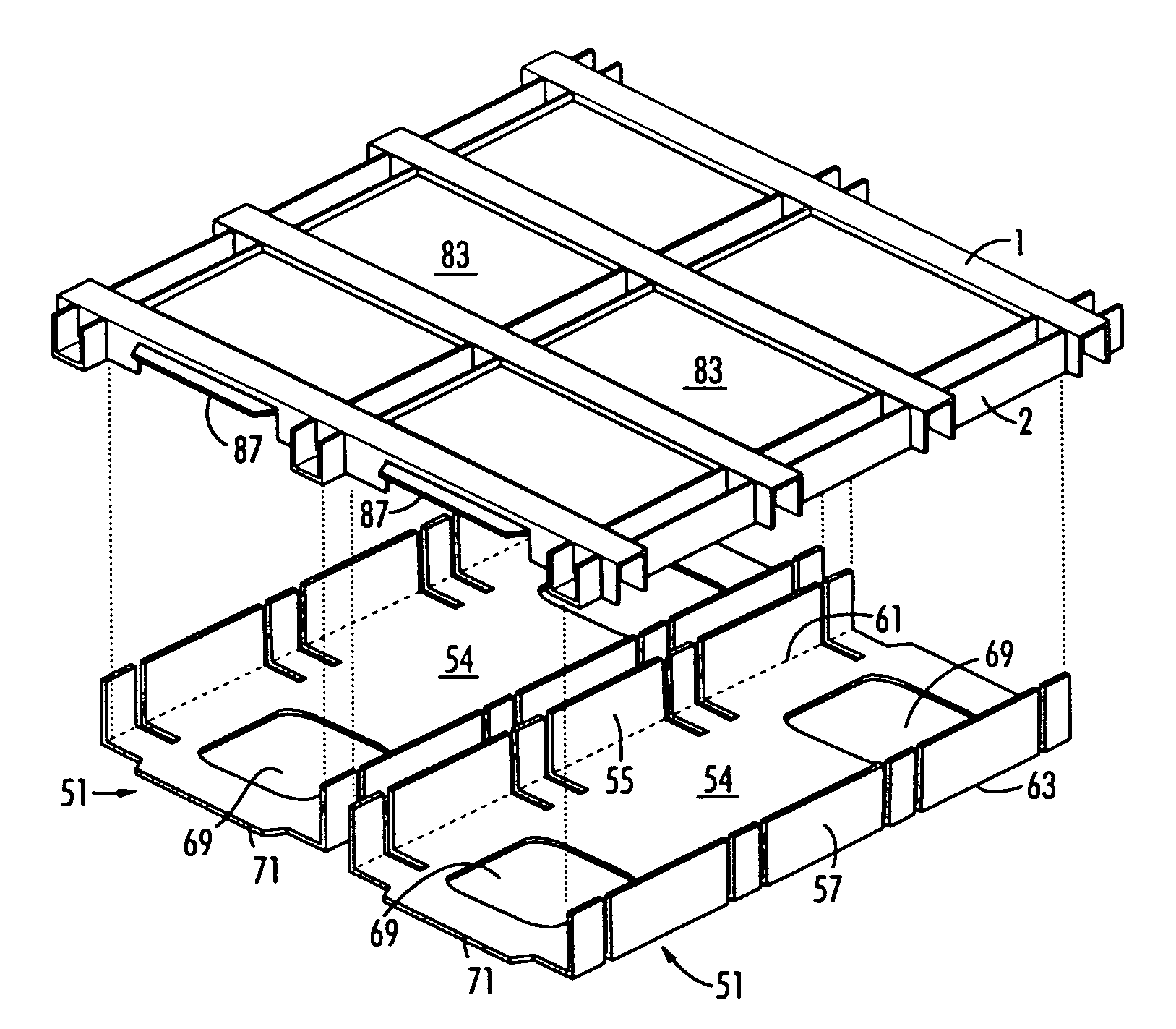 Corrugated pallet