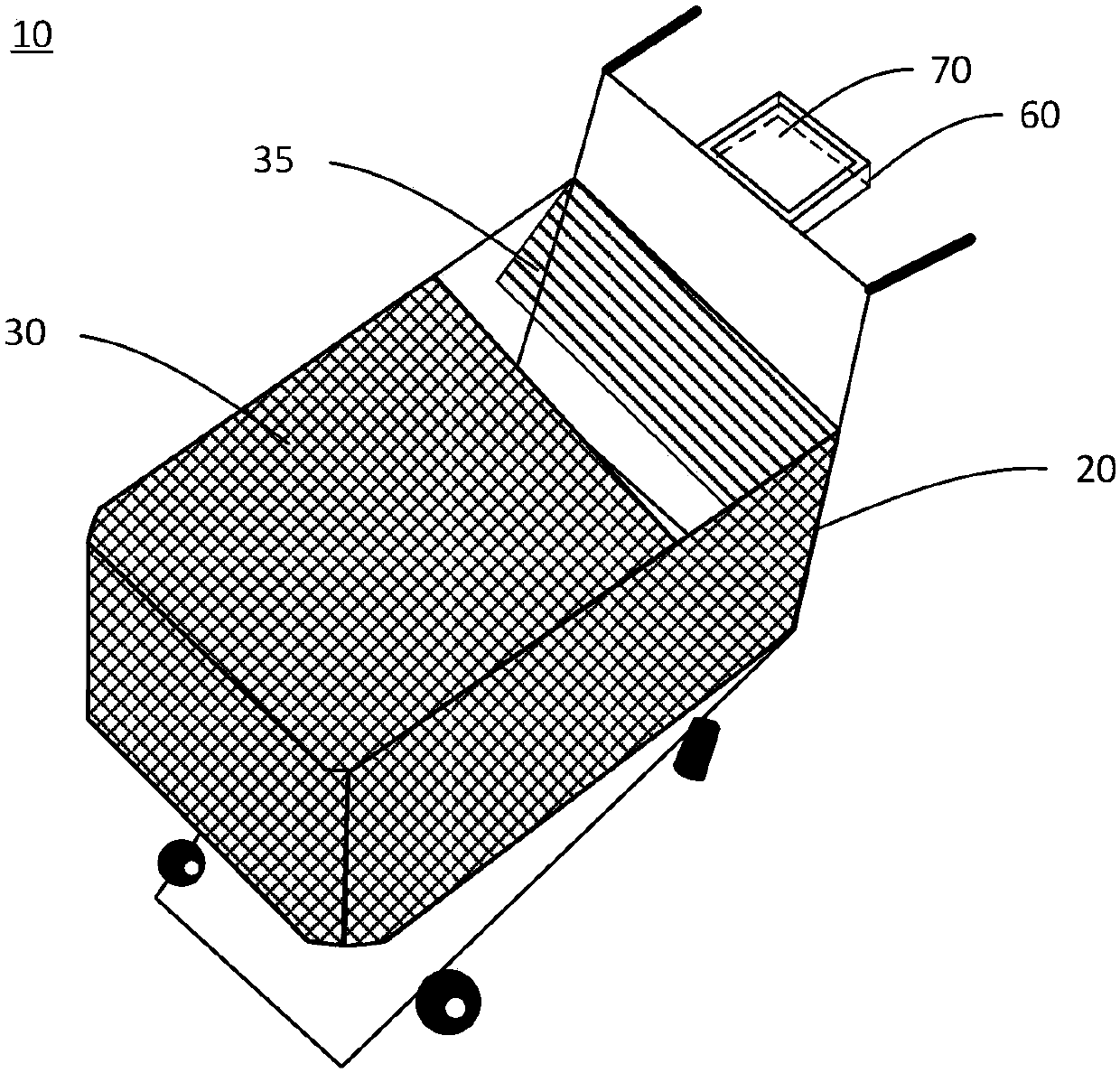 Intelligent shopping cart and intelligent shopping system including same