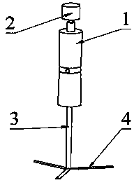 Umbrella with umbrella stand