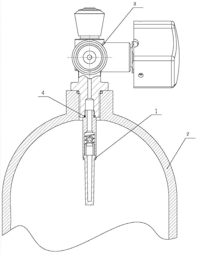 Safety type cylinder valve