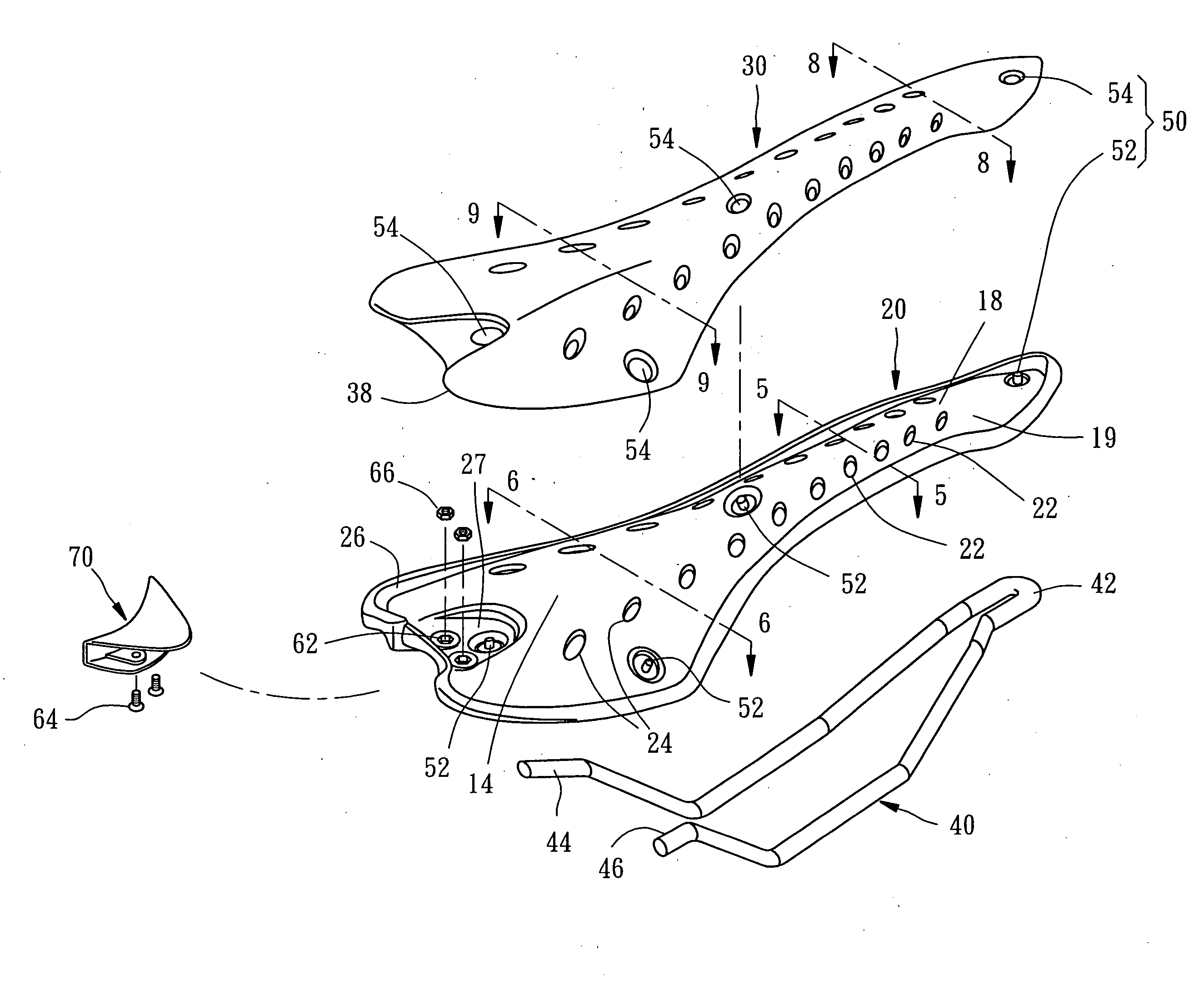 Ventilative cycle saddle