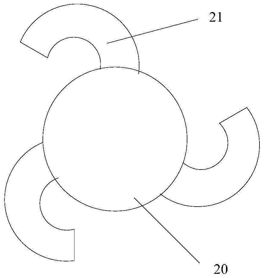 A slurry bed internal circulation reaction device and its application and method for producing hydrogen peroxide