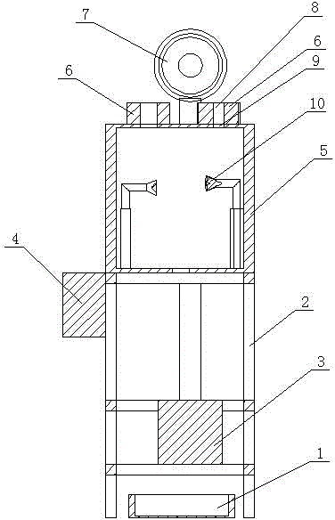 Headrest greasing machine