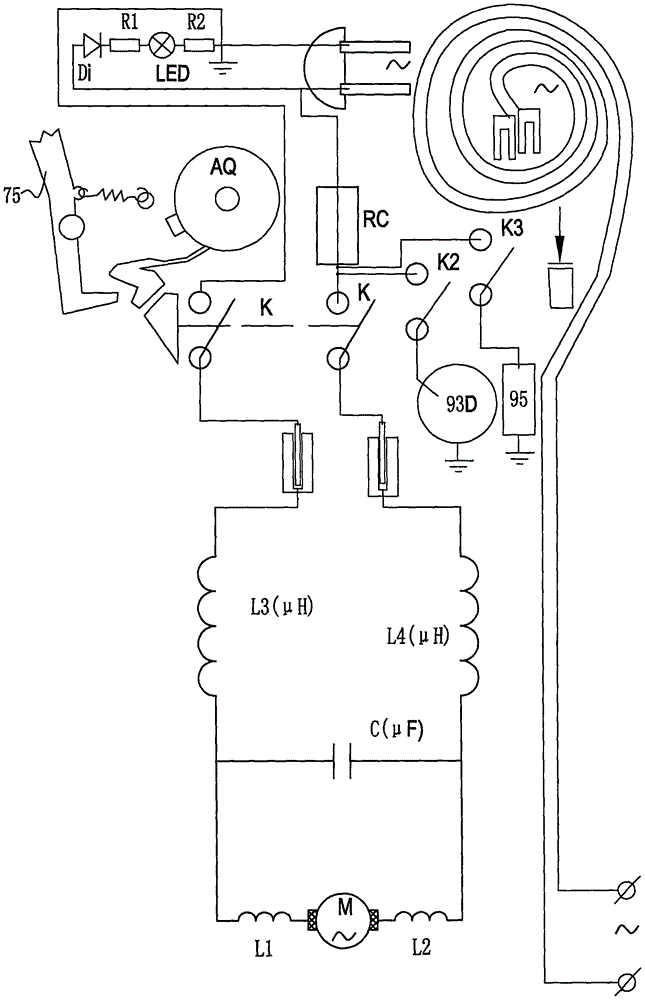 Automatic grass discharging passage cleaning mechanism of rear shaft of bottom of mower