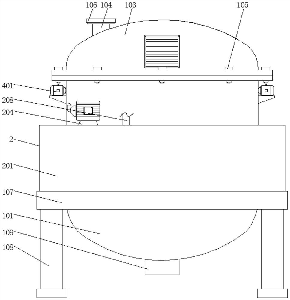 Acrylic resin coating reaction kettle for alumite processing