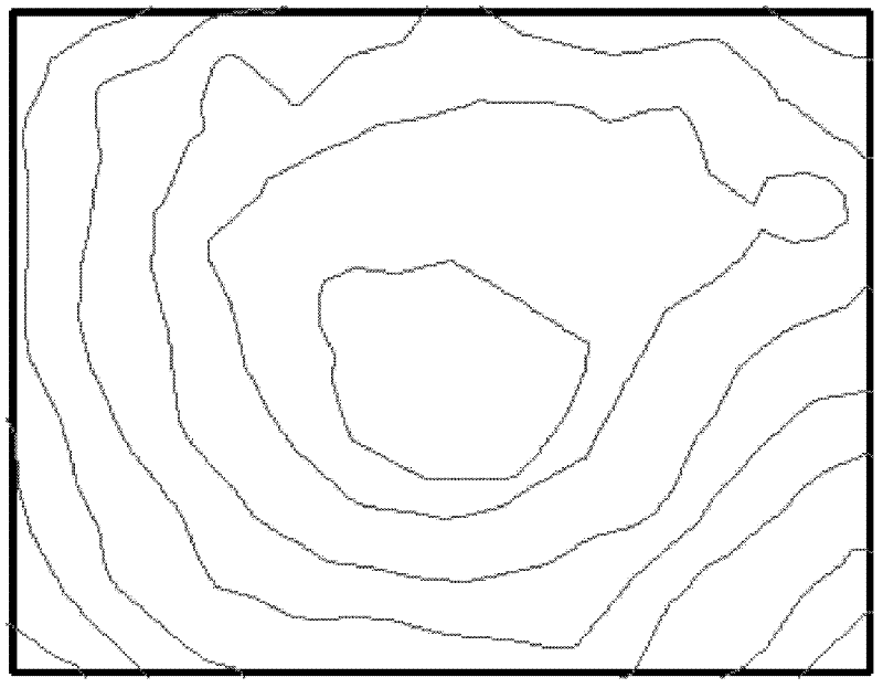 Method and device for generating digital elevation model from contour map