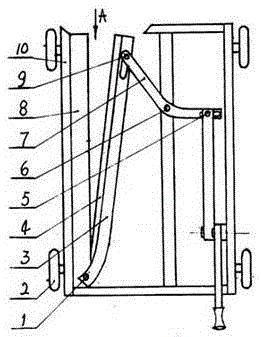 System for harvesting high-stalk crops