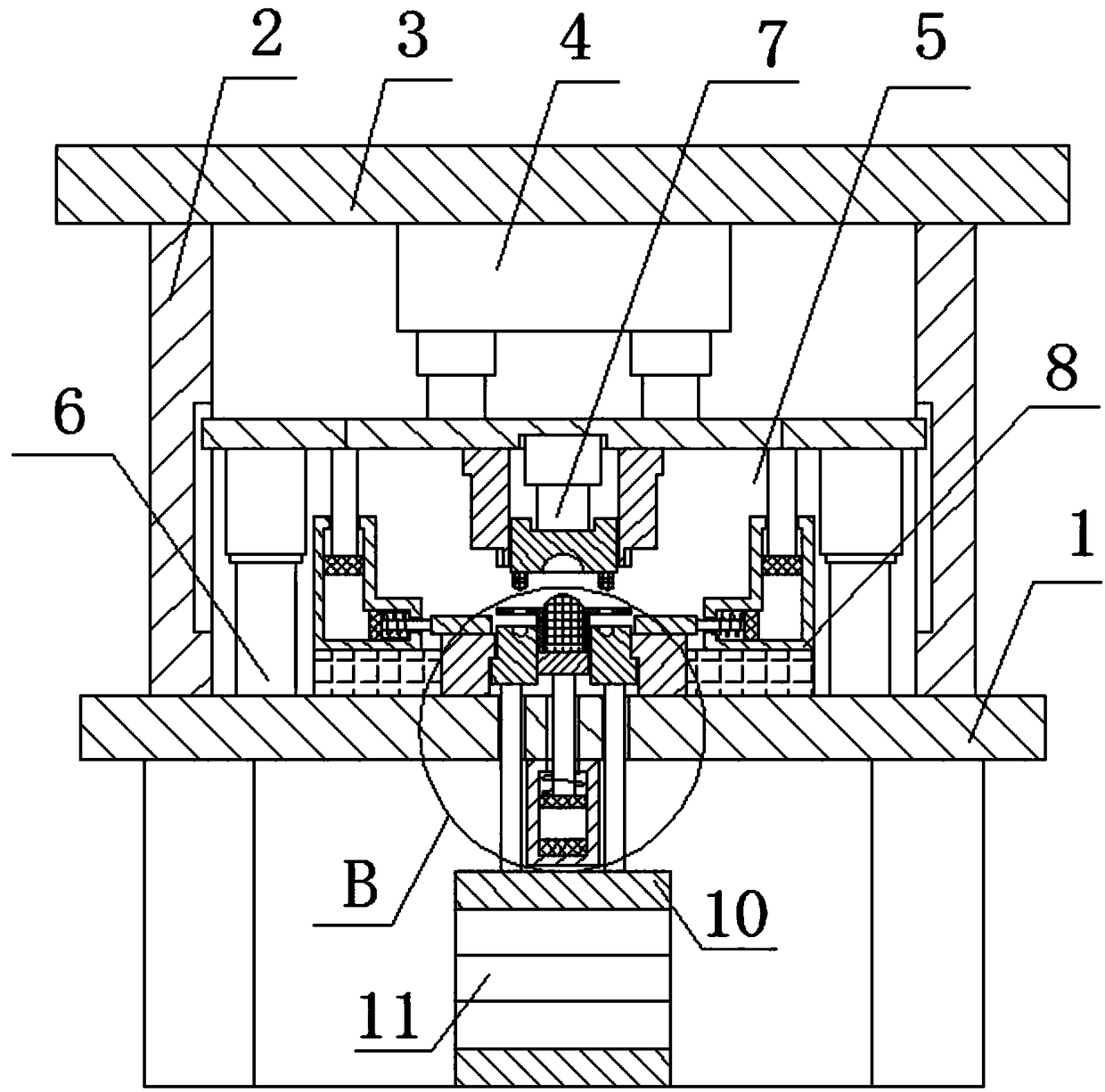 Washing machine clutch flange punch forming technology