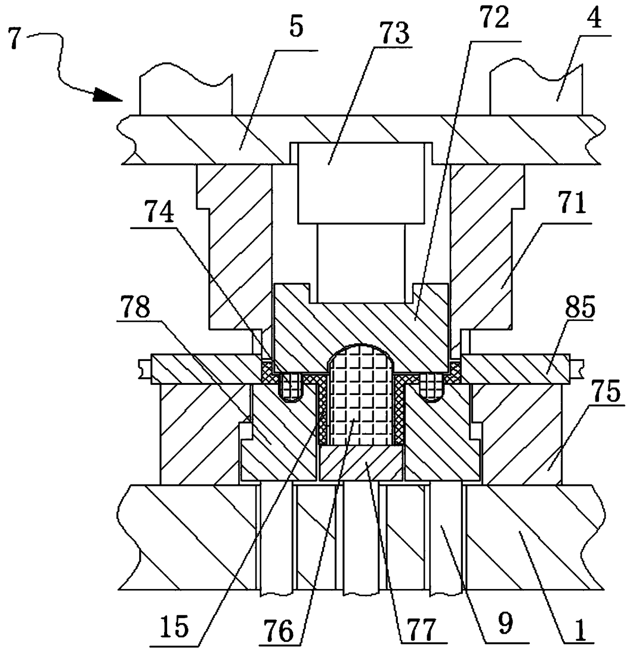 Washing machine clutch flange punch forming technology