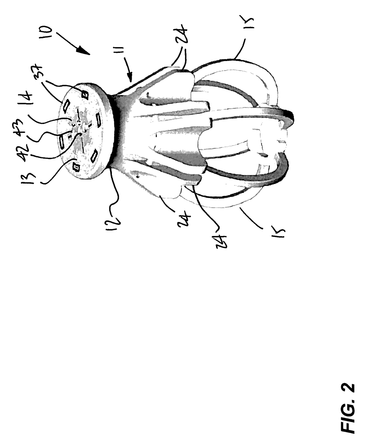 Hip resurfacing drill guide device