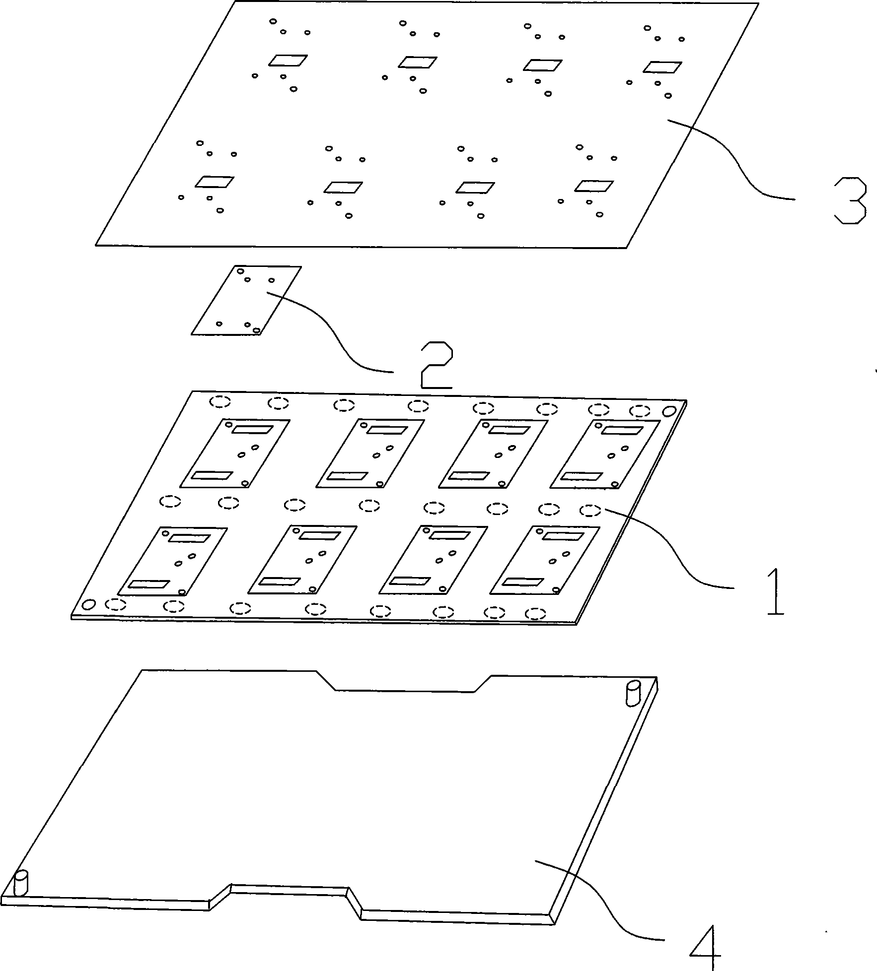 Surface mounting process for flexible circuit board and used magnetic tool and steel mesh