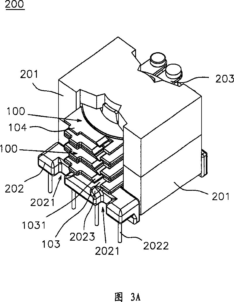 Transformer with wound single unit