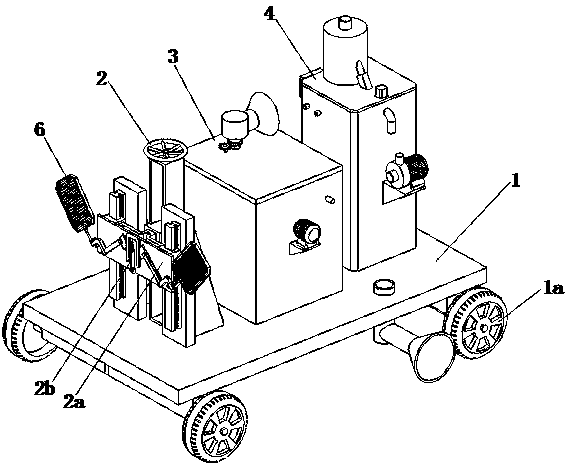 Waste gas purification device for atmospheric pollution treatment