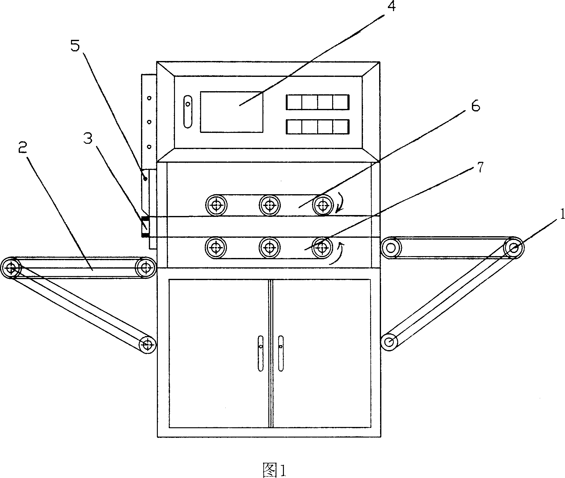 Semi-finished rubber cutting machine