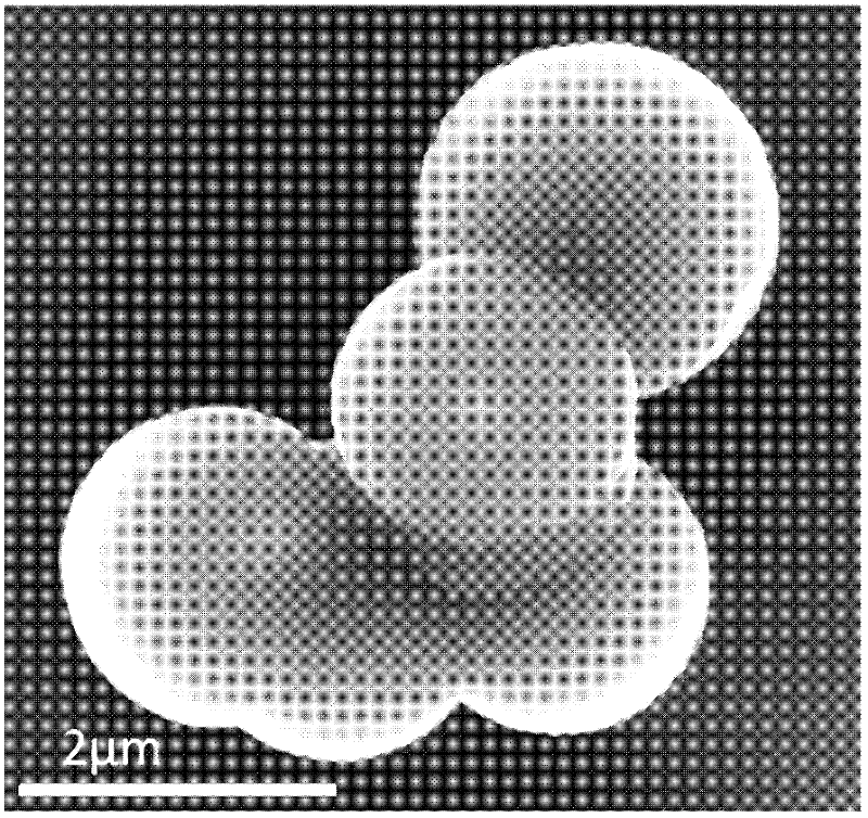 Preparation method for ferric oxide coated tin dioxide nanometer polycrystalline microballoon