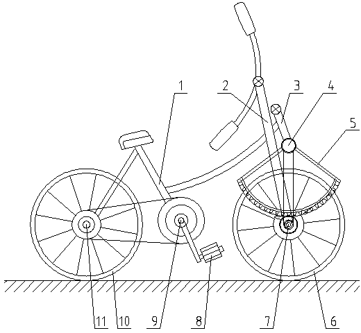 Body-building and entertainment bicycle