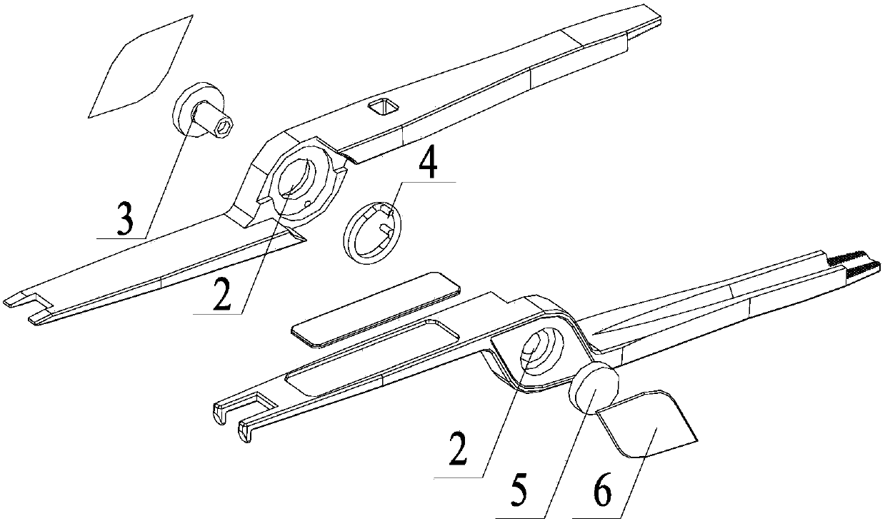 Tool for clamping fiber and optical module