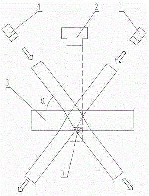 System and method for performing foreign matter inspection on upper surface of ultrathin glass substrate