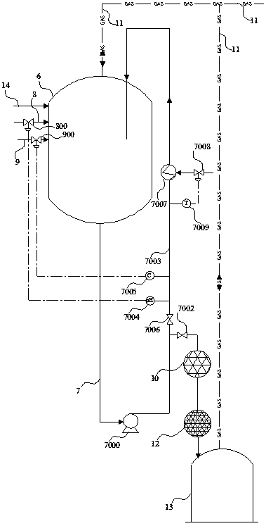 A kind of production method and device of nylon 66 saline solution