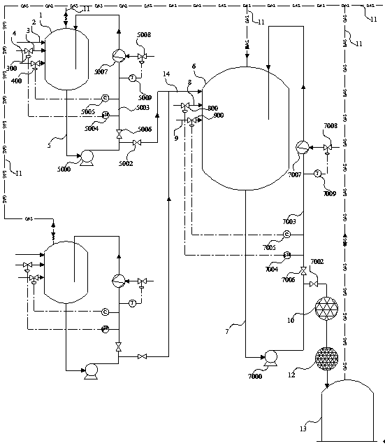 A kind of production method and device of nylon 66 saline solution