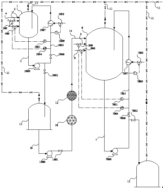 A kind of production method and device of nylon 66 saline solution