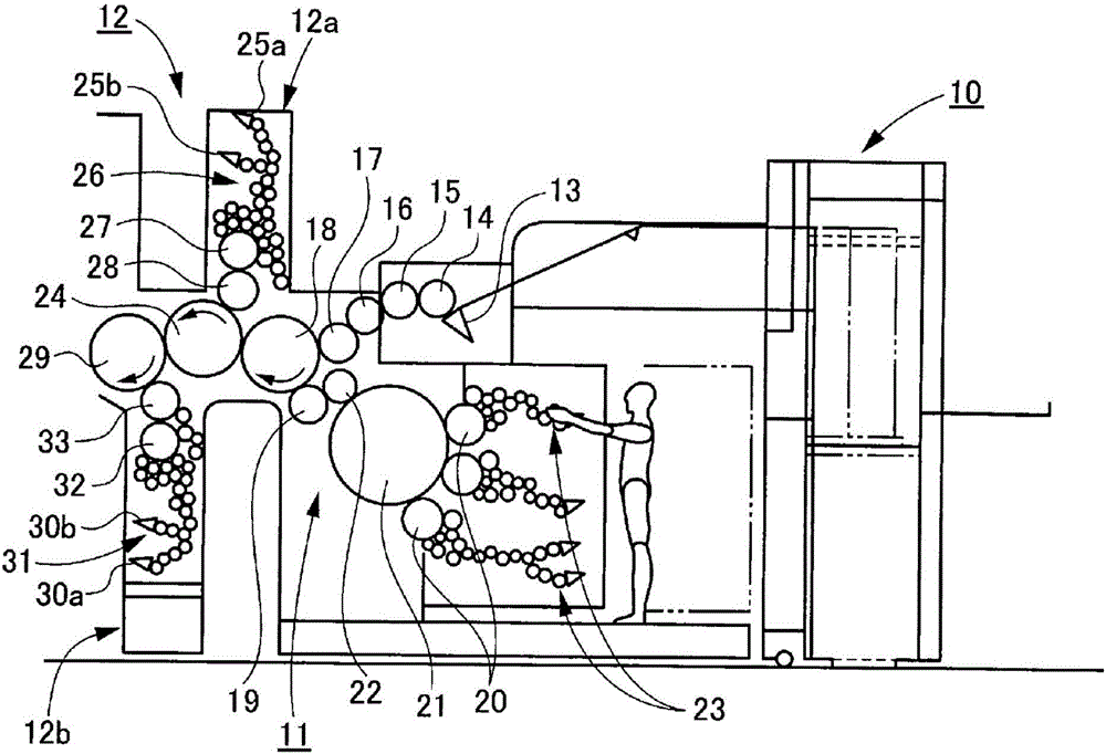 Cylinder device for printing press