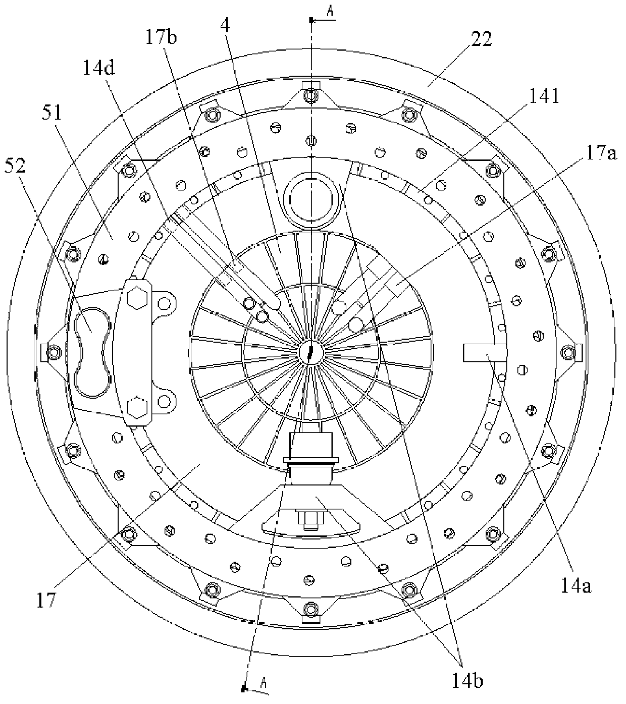 Driving system of rim